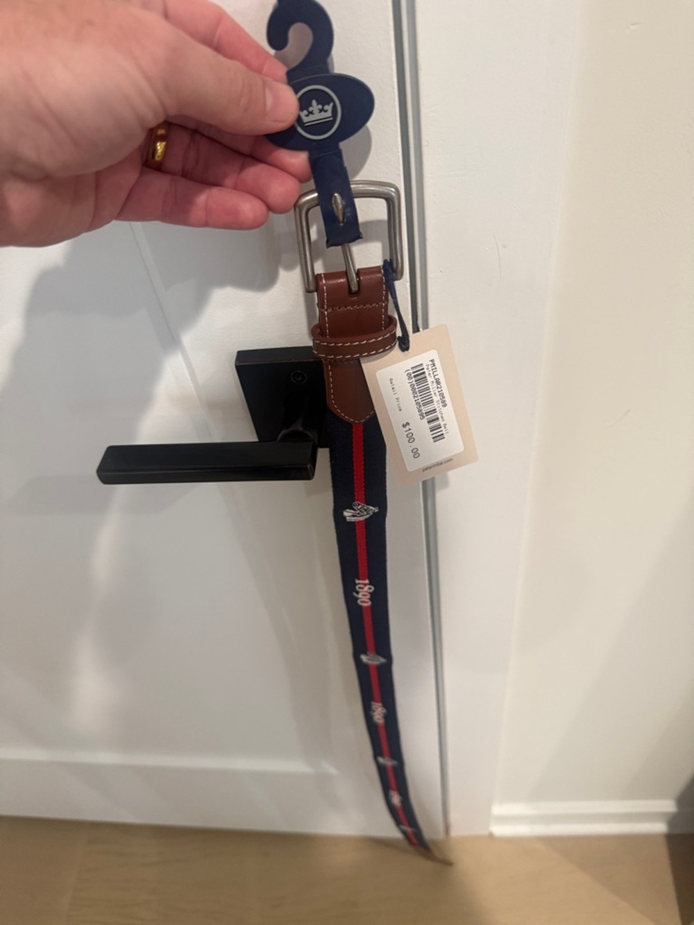 Peter Millar Philadelphia Country Club NWT belt
